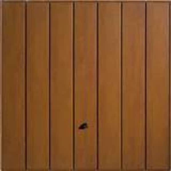 Up and Over Doors: Steel Timber Effect Panel